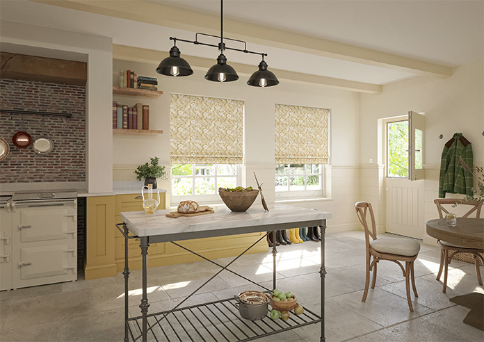 Cadogan, Gold - Motorised Roman Blind - Image 6